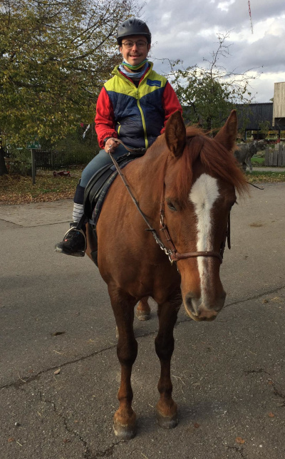Lukas mit Pferd